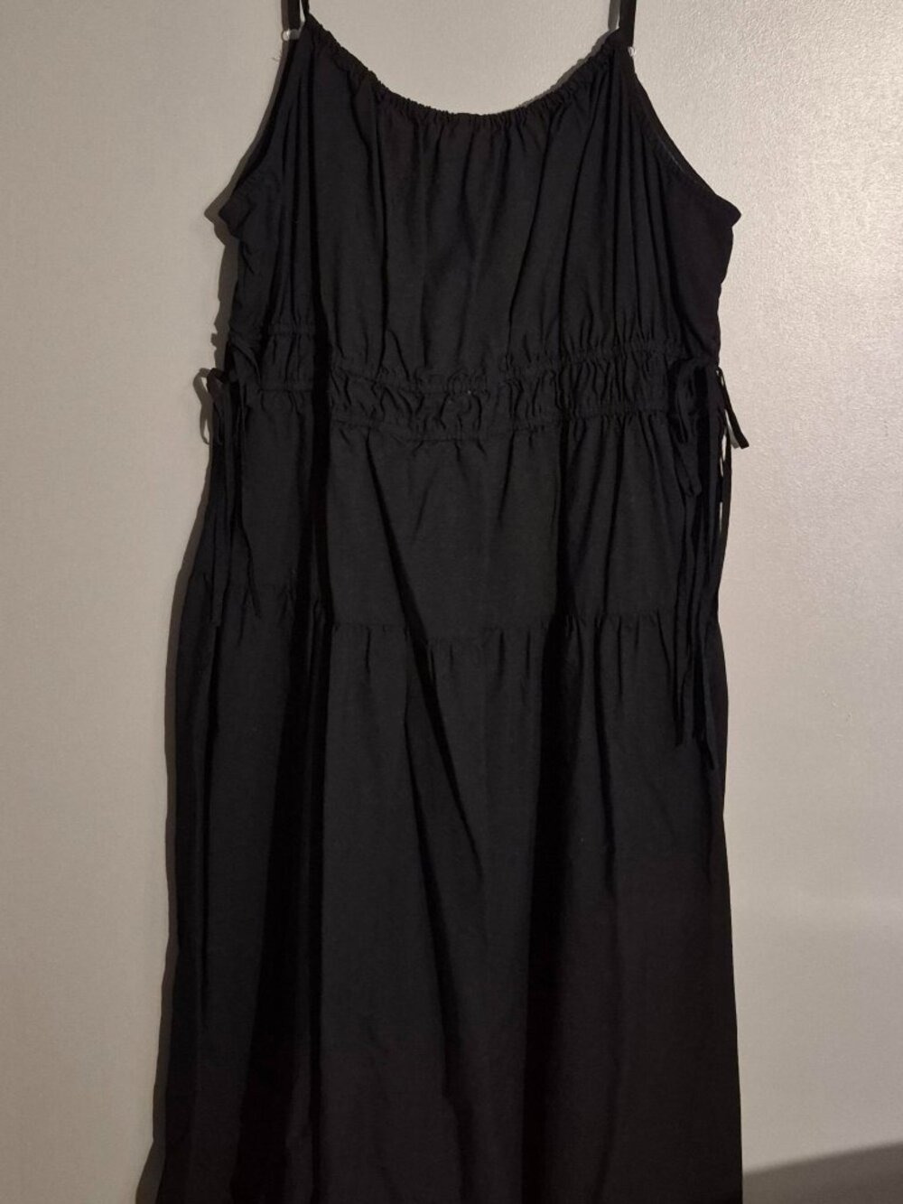 Black Side Tie Dress